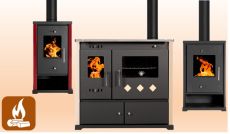 Poêles et cuisinières à bois 6 - 12 kW