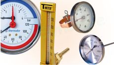 Manomètres et thermomètres chauffage