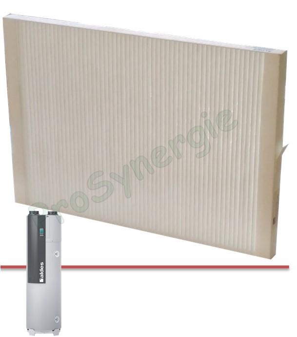 Filtre G4 pour Chauffe Eau Thermodynamique Aldes T.FLOW Hygro+ (nouvelle version) 405x292x24mm