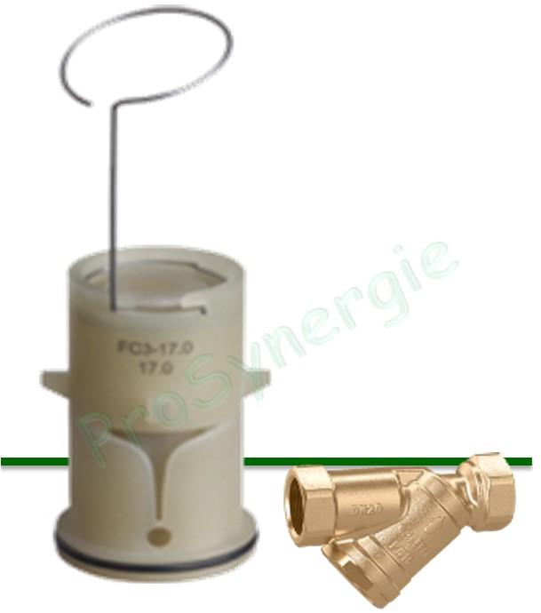  Cartouche  0,7 m3/h pour régulateur automatique de débit Autoflow 128 Ø 1   et 1  1/4 