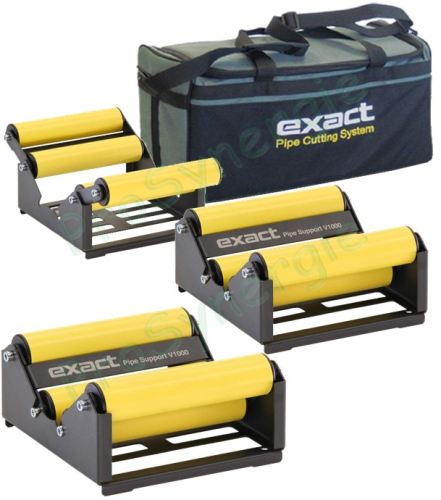Kit support roulant (Lot de 3) pour scie circulaire pipe Cut V800 & V1000 (conduits spiralé ventilation < Ø 1000mm) + Sac de transport PipeCut Bag 3