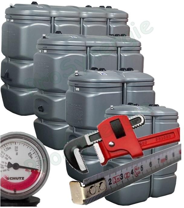 Dimensions et conseils de pose des Cuves Double Parois Intégrales Schutz