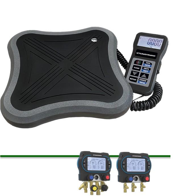 Balance de charge Si-RS1 pour manifolds Si-RM350/450 et app. mobile Sauermann