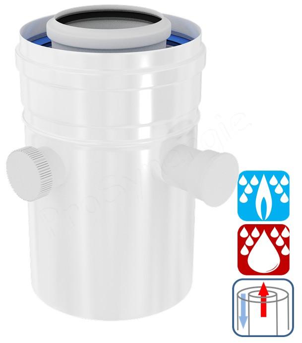 Conduit Prise de Mesure Concentrique PPs/Alu - pour chaudières ventouses Gaz ou Fuel Condensation