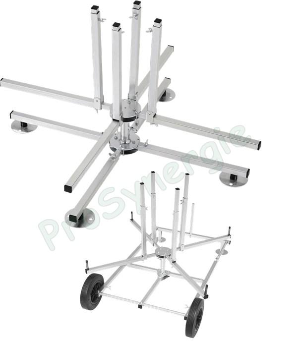 Dérouleur horizontal pour couronnes Multicouches 600m  Copipe et Copex  Ø 14 à 16mm (chariot en option)