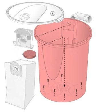 Cuve + filtre Dyvac