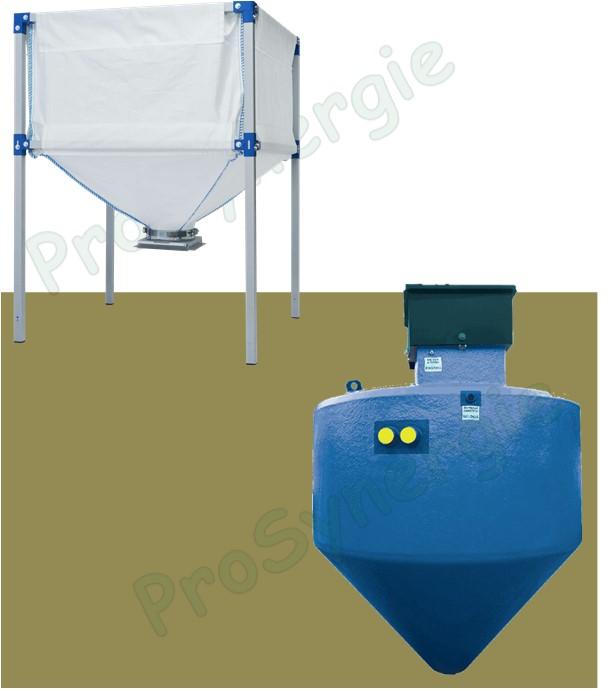 Silos et extracteurs de granulés de bois- pellet - et autres combustibles solides de granulométrie équivalente