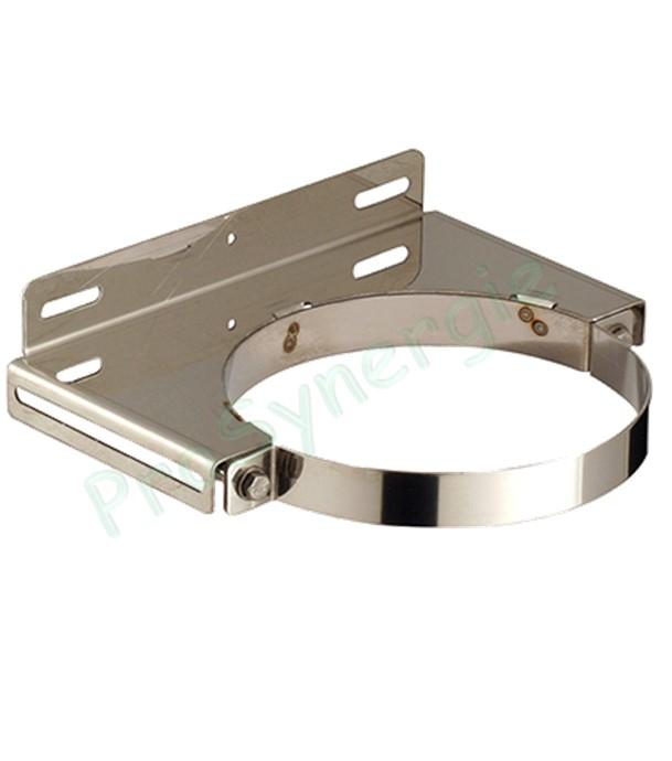 Collier mural Inox pour conduit de cheminée (Øext