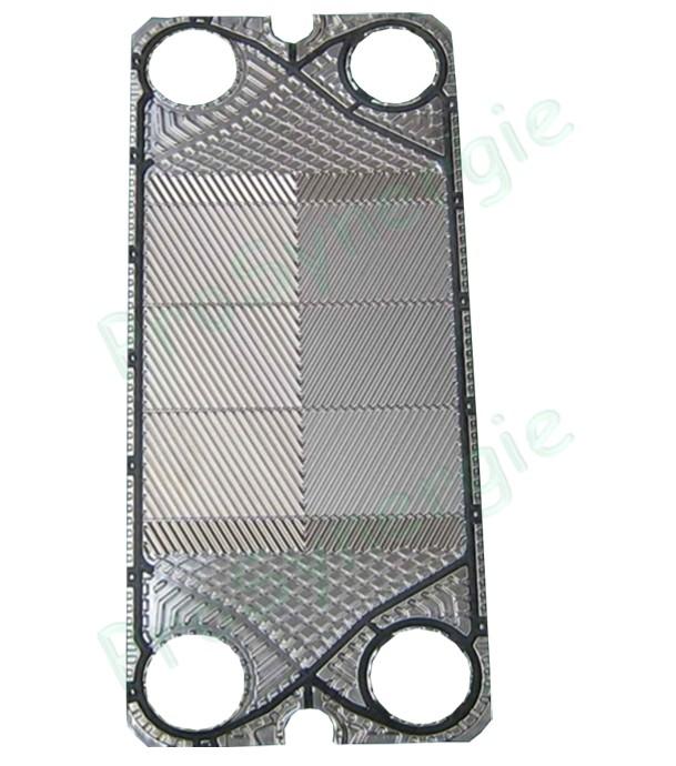Plaque (modèle A/B/C/D) avec joint (garniture en EPDM max 140°C) pour échangeur Zilmet type Z5 / Z4 / Z3 / Z2
