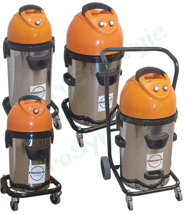 Gamme d´aspirateurs de ramonage Spiro : Spiro 250, 400, 500C et 500CB