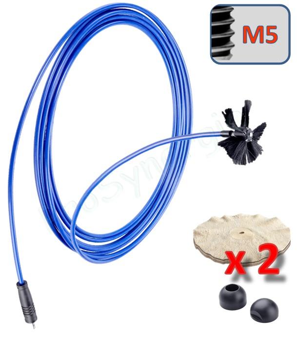 Flexible Rotatif 15 m compact pour nettoyage gaines de ventilation