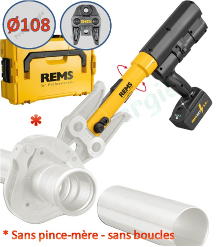 Akku-Press XL 45kN ACC Basic-Pack - Sertisseuse 22V pour Raccord à sertir Ø 10 à 108 mm