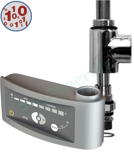 Kit boîtier de régulation Digital et résistance électrique d´appoint - Gris