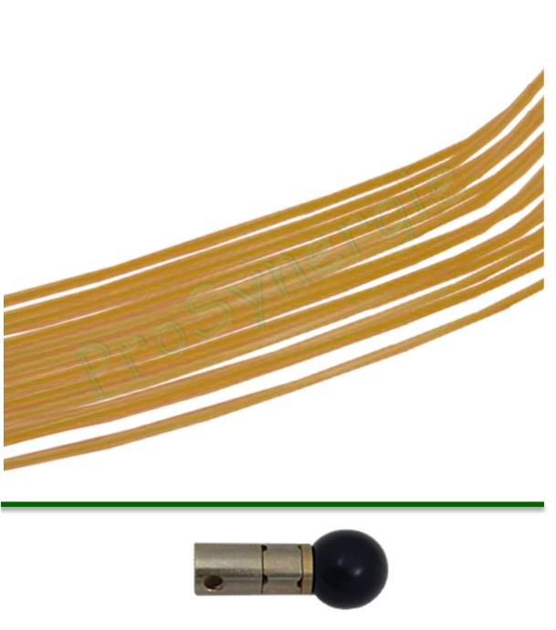 Botte de 20 fils pentalobés pour Tête de ramonage Rotoflex