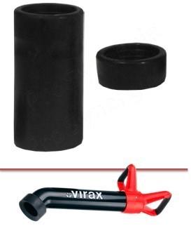 Jeu de deux embouts pour déboucheur pression 290210