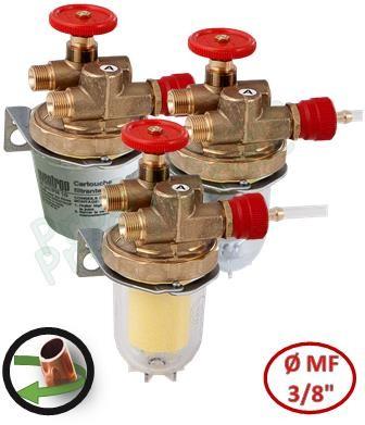 Filtre à mazout / Fioul « Olipur EAR » réalimentation par récup.retour (recyclage) Ø MF 3/8 (DN 10)