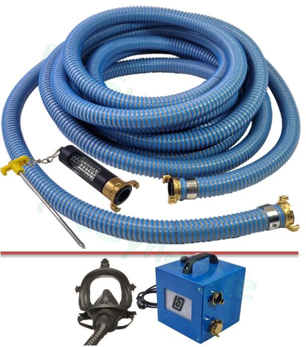 Rallonge de 10m avec prise d'air extérieure pour Masque Respirateur Duct A ECO réf PRO6065