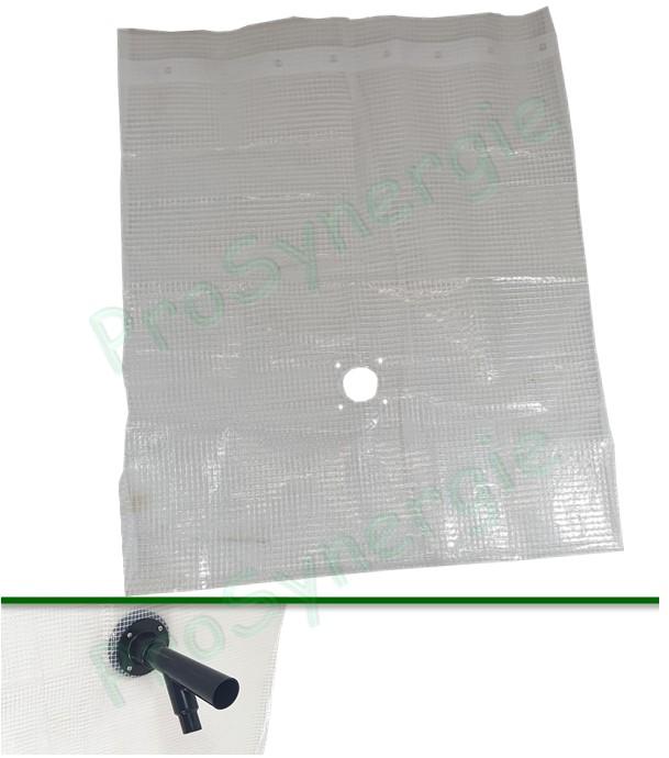 Bâche de rechange renforcée 1000 x 750 mm pour Capte-suie spécial foyer (sans le capteur)