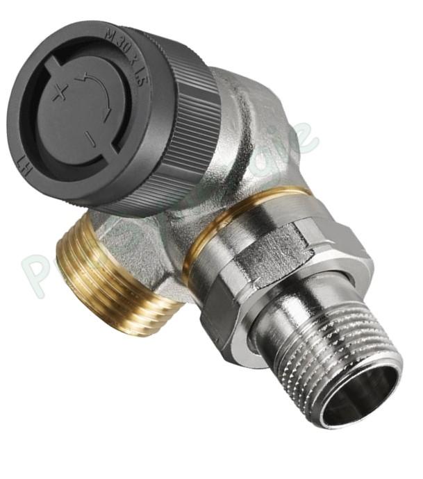 Robinet thermostatisable d´angle raccordement gauche cone M3/4´´ - Série A