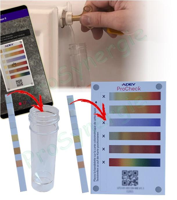 Analyse de l´eau du chauffage central et préconisation pour le désembouage