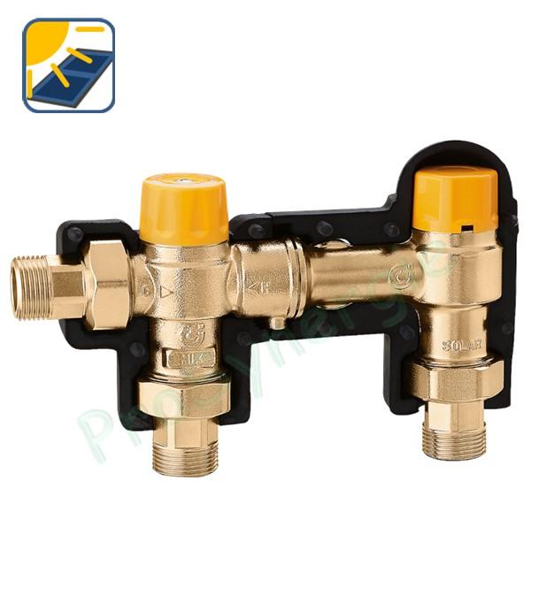 Kit de Priorité Solaire avec vanne thermostatique pour Chaudière avec ballon ou préparateur E.C.S