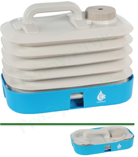 Réservoir d'eau 33 x 20 x 26 cm pliable contenance 10 L