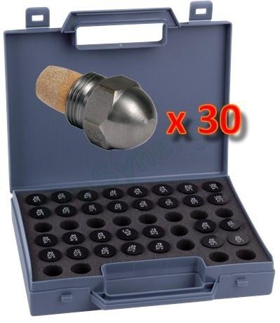Coffret de 30 gicleurs pour brûleur Fioul