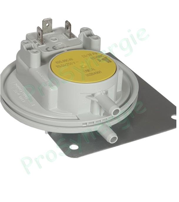 Pressostat différentiel de sécurité fumées P=0.60mbar maxi. 6mbar - 02378B