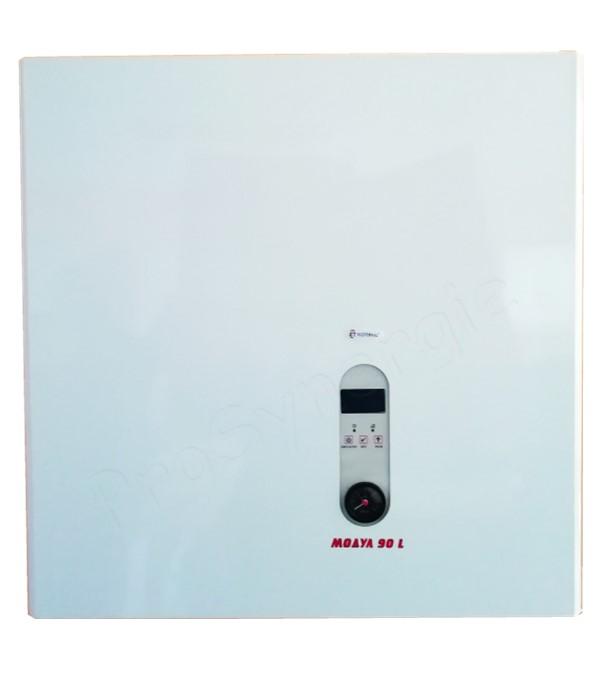 Chaudière électrique (radiateur/plancher chauffant) 90KW 400V (HxLxP= 795x780x325mm) équipé (soupape, vannerie, sécurité) raccords Ø2´´ + régulateur électronique climatique