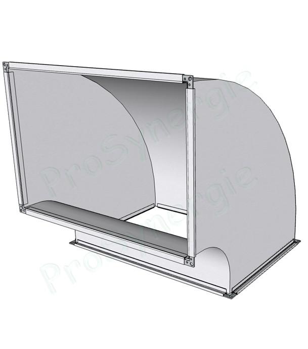 CR90 - Coude 90° Rectangulaire à Cadre