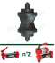 Cintreuse hydraulique avec Vérin manuel n°2 et Flasques coulissants - Formes de 3/8-1/2-3/4-1-1.1/4-1.1/2-2´´