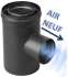Kit raccordement Pellet concentrique Ø 80/125 mm sur conduit concentrique intérieur