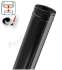 Kit CréaPlus Inox - Conduit cheminée Isolé (Duoten) hauteur utile 2,92 mètres Int./Ext. = Inox 316 / 304 - Øint/ext 100/150mm - Conduit de finition bas réduit Ø80mm Inox laqué noir (RAL9005)