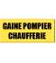 Kit demi-raccord ZAG fixe DN300mm et bouchon, fonte d'aluminium + étiquette signalétique ventilation gaine pompier suivant la norme NF S 61.707 