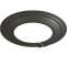 Kit raccordement Email Noir Mat arrière de poêle sur conduit existant mur - Ø 150 mm