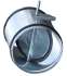 Bouche Ø 100 mm pour récupération d´air chaud avec Registre Galva Etanche Motorisé et Thermostat filaire