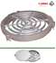 Kit demi-raccord ZAG fixe DN300mm et bouchon, fonte d'aluminium + étiquette signalétique ventilation gaine pompier suivant la norme NF S 61.707 