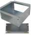 Vacu Matic - Cassette double connexion latérale long. x larg. x haut. = 323x323x160 mm avec moteur à débourrage 230 Vac 15 W raccord Ø 50 mm - pour extraction pneumatique de granulés sous un silo