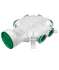 Kit Ventilation Double flux Aldes InspirAIR® Top 300 Classic + Télécommande + ensemble 3+5 bouches + 2 répartiteurs + Flexigaine 2x 50m Ø90mm 