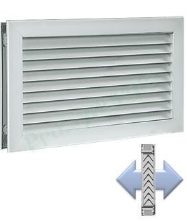 Grille de transfert d´air à ailettes fixes