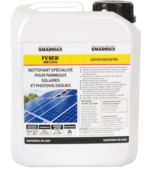 Smarmax PV New - Nettoyant panneaux solaires - Bidon 5L concentré