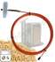Lot ramonage 8m (flexible + hérisson PVC Ø 80mm réf 1337) + entretien Poêle à pellet (2 pots de Pellet A9 réf 3280)