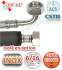 Kit de sécurité ACS pour chauffe eau vertical raccord Ecrou 3/4´´ avec flexible, mitigeur de sécurité anti-brûlure et raccords isolants