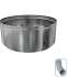 Kit accessoires ´´Plus´´ (chapeau, embout étanche, plaque d´étanchéité renforcée carrée et raccord) raccordement latéral d´un Tubage Flexible Ø 140/146 mm