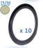 Kit Gaine PEHD Ø90mm - 50m + 10 joints + 20 colliers + mètre pliant offert
