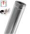 Kit conduit cheminée Extérieur Duoten (Isolé 25 mm) Øint/ext. 80/130, Inox, Raccord simple hauteur utile 309 cm (axe du piquage - sortie des fumées)