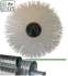 Kit de brossage réseau ventilation comprenant un câble rotatif Ø 12/6 mm Long 1 m + Deux brosses Ø 80 et 125 mm