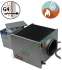Kit puits géothermique Echangeur hydraulique deux  corbeilles  (environ 2KW) avec pompe et sécurité + batterie avec filtre à air Ø160mm et régulation