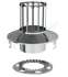 Kit Terminal de cheminée Tout-en-un Ecoten  Pour tubage de fumées flexible Ø int/ext  80/86 mm et chapeau Terminal ECOTEN Carré finition Inox