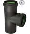 Kit raccordement Pellet Email Ø 100 mm sur conduit existant plafond
